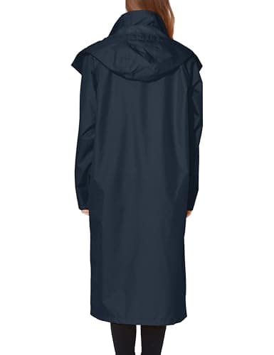 Ubon Women's Waterproof Long Hooded Raincoat