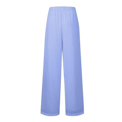Women's Wide Leg Palazzo Pants with High Waist and Pockets