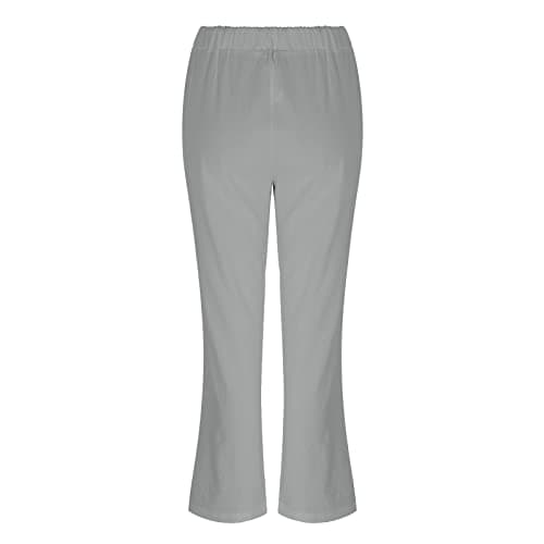 Women's Cotton Linen Wide Leg Palazzo Pants