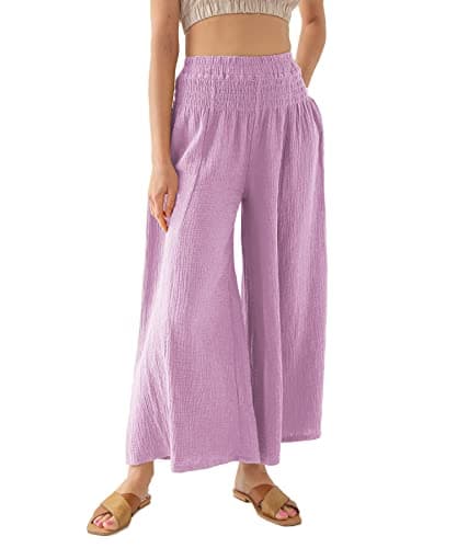 Amazhiyu Women's Wide Leg Palazzo Pants