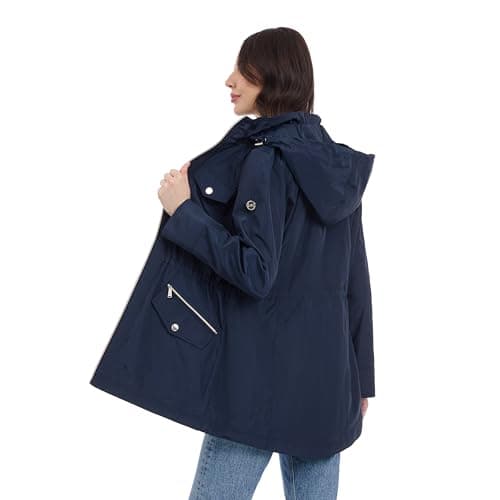 Michael Kors Women's Hooded Anorak Raincoat