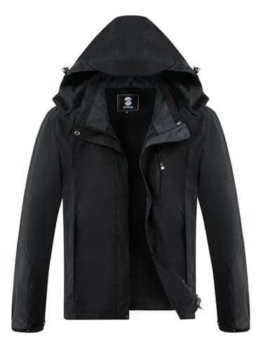 SaphiRose Women's Lightweight Waterproof Raincoat with Removable Hood
