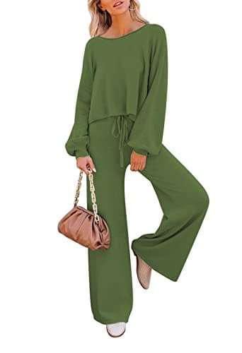 Pink Queen Women's 2-Piece Sweater Set Top & Pants