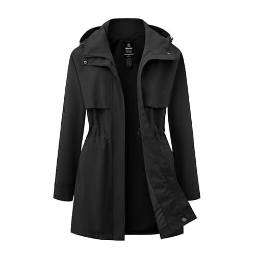 Women's Lightweight Waterproof Rain Jacket with Hood Windbreaker