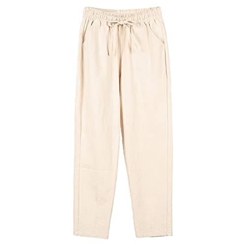 Winhurn Women's Linen Palazzo Pants
