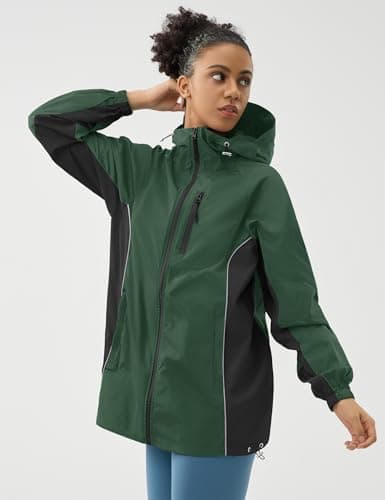 Lomen Lightweight Hooded Water Resistant Active Rain Jacket