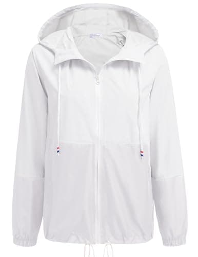 SoTeer Women's Waterproof Hooded Raincoat S-XXXL