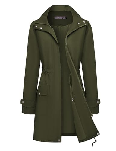 Women's Lightweight Waterproof Rain Jacket with Hood