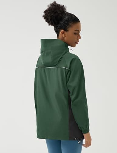 Lomen Lightweight Hooded Water Resistant Active Rain Jacket