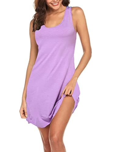 Avidlove Women's Sleeveless Chemise Nightgown