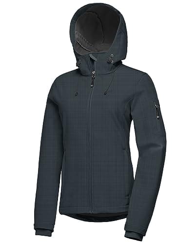 Womens Softshell Fleece Lined Windproof Jacket 33000FT Outdoor Hiking