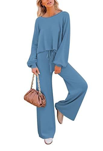 Pink Queen Women's 2-Piece Sweater Set Top & Pants