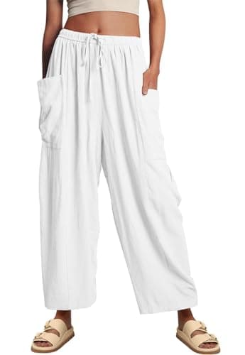 Boho Wide Leg Palazzo Pants for Women