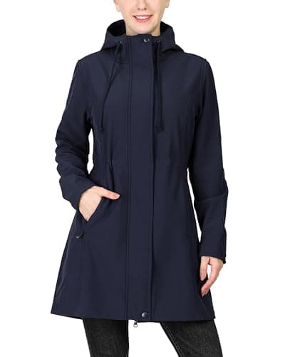 33,000ft Women's Softshell Hooded Fleece Lined Windproof Jacket
