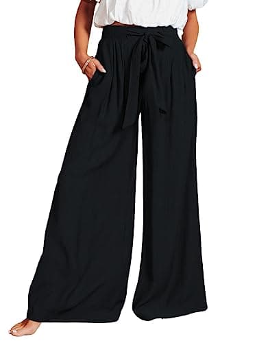 CHARTOU Women's Loose Fit Palazzo Pants