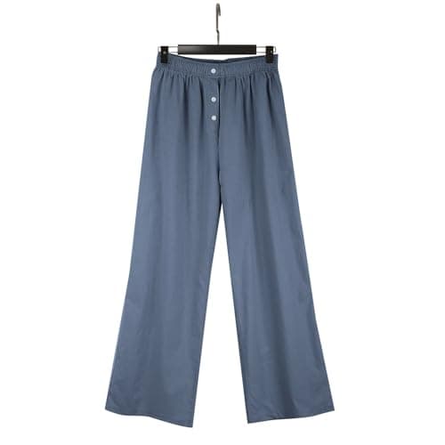 Women's Casual High Waisted Wide Leg Linen Pants