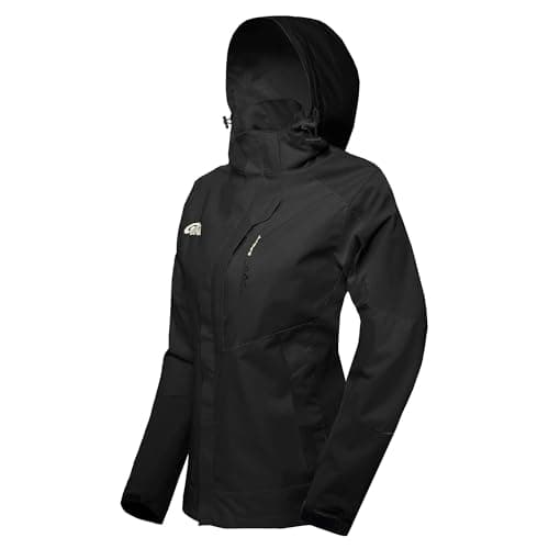 Ginsiom Women's Lightweight Waterproof Rain Jacket with Hood