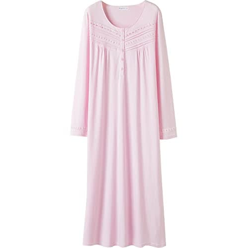 Women's Soft 100% Cotton Knit Nightgowns
