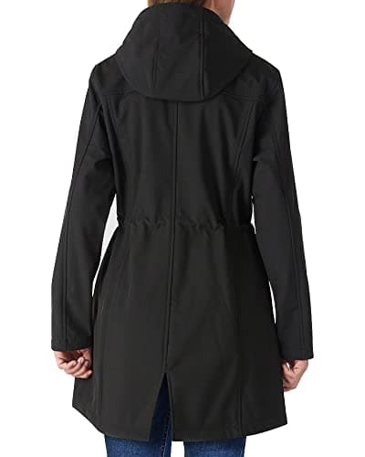 Outdoor Ventures Women's Lightweight Waterproof Fleece Lined Hooded Softshell Jacket