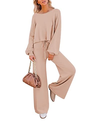 Pink Queen Women's 2-Piece Sweater Set Top & Pants