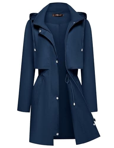 Waterproof Hooded Rain Jacket for Women | Bloggerlove