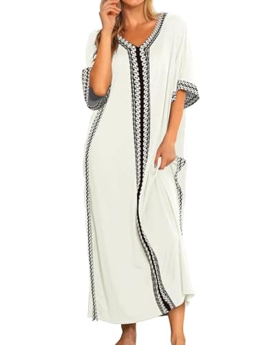 Bloggerlove Women Nightgowns Cotton Sleepwear