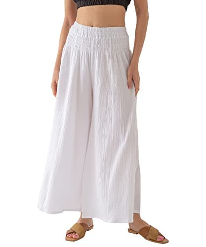Amazhiyu Women's Wide Leg Palazzo Pants