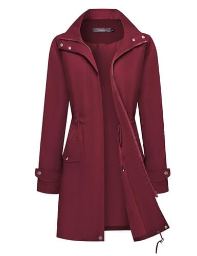 Women's Lightweight Waterproof Rain Jacket with Hood