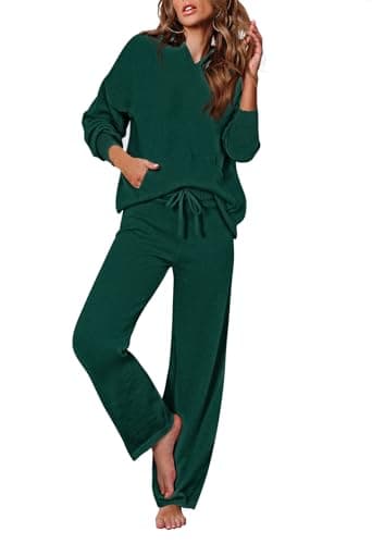 Pink Queen Women's Pullover Hoodie & Matching Leggings Sweatsuit with Pocket