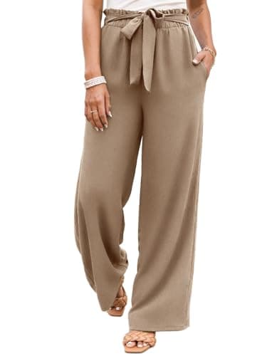 NIMIN High-Waisted Wide Leg Casual Pants for Women