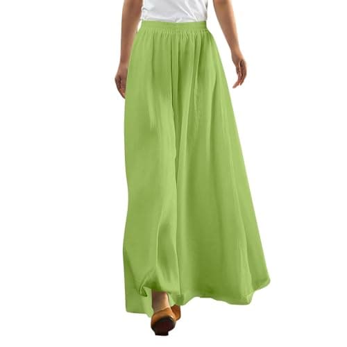 Women's Wide Leg Palazzo Pants with High Waist and Pockets