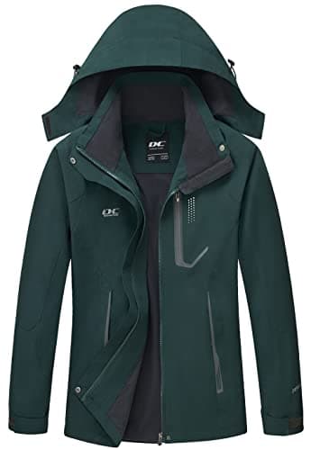 Diamond Candy Women's Lightweight Waterproof Rain Jacket with Hood