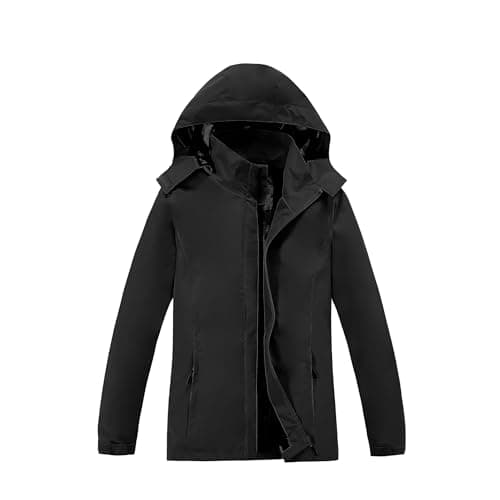 CorBuyit Women's Lightweight Waterproof Travel Rain Jacket with Hood