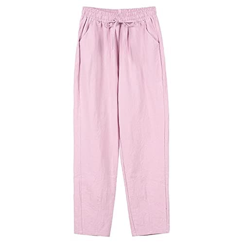 Winhurn Women's Linen Palazzo Pants