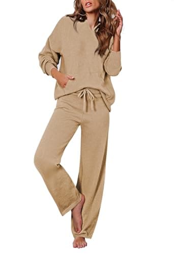 Pink Queen Women's Pullover Hoodie & Matching Leggings Sweatsuit with Pocket