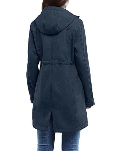 33,000ft Women's Softshell Hooded Fleece Lined Windproof Jacket