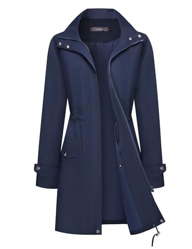 Women's Lightweight Waterproof Rain Jacket with Hood