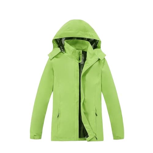 CorBuyit Women's Lightweight Waterproof Travel Rain Jacket with Hood