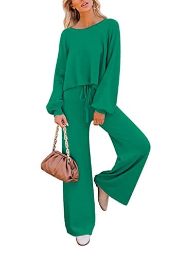 Pink Queen Women's 2-Piece Sweater Set Top & Pants