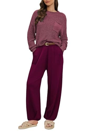 Women's 2023 Fall 2-Piece Knit Sweater Set