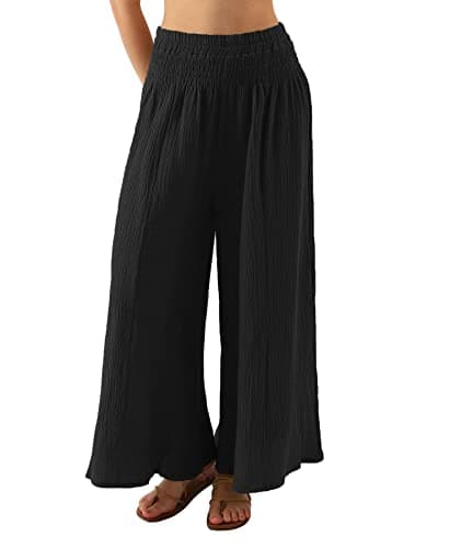 Amazhiyu Women's Wide Leg Palazzo Pants