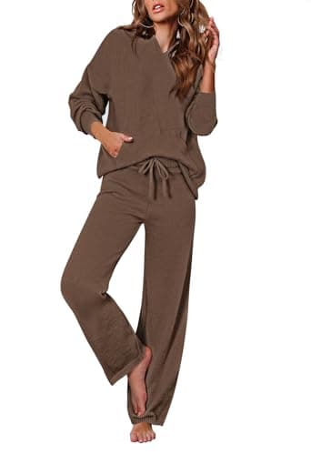 Pink Queen Women's Pullover Hoodie & Matching Leggings Sweatsuit with Pocket
