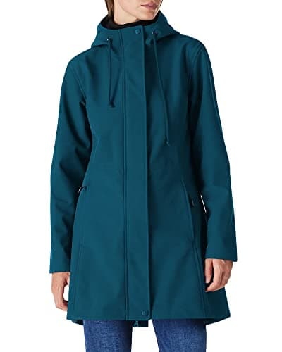 Outdoor Ventures Women's Lightweight Waterproof Fleece Lined Hooded Softshell Jacket