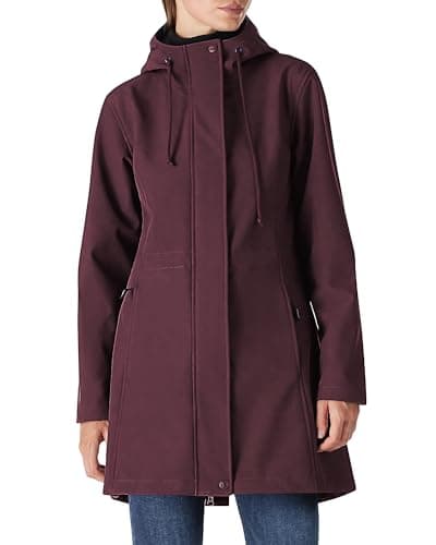 Outdoor Ventures Women's Lightweight Waterproof Fleece Lined Hooded Softshell Jacket