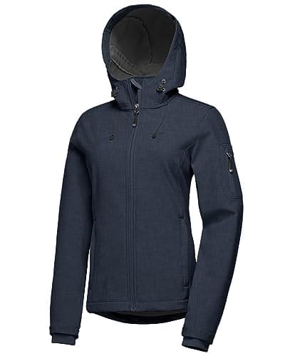 Womens Softshell Fleece Lined Windproof Jacket 33000FT Outdoor Hiking