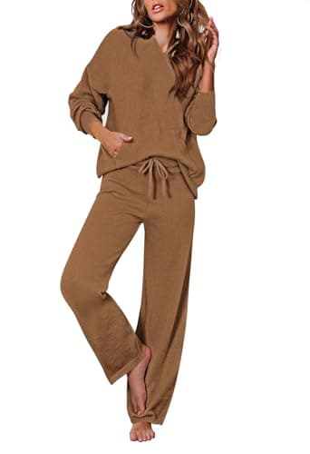Pink Queen Women's Pullover Hoodie & Matching Leggings Sweatsuit with Pocket