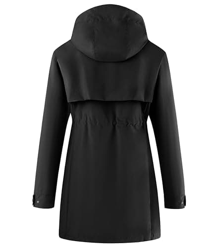 Women's Lightweight Waterproof Rain Jacket with Hood Windbreaker