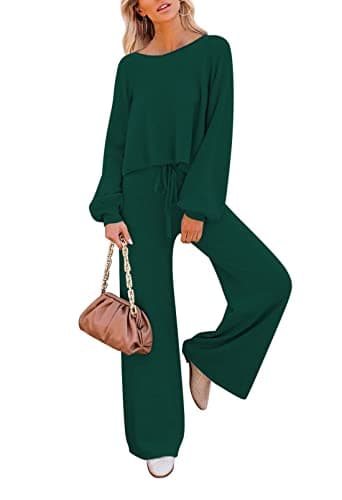 Pink Queen Women's 2-Piece Sweater Set Top & Pants