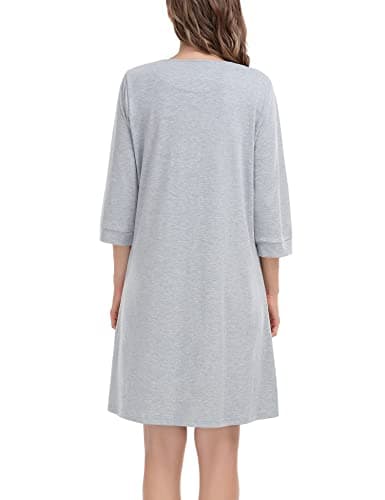 SWOMOG Women's Zip-Up Robe