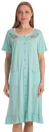Dreamcrest Short Sleeve Duster Housecoat for Women
